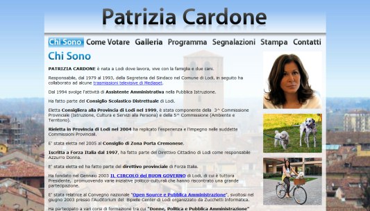 Patrizia Cardone website